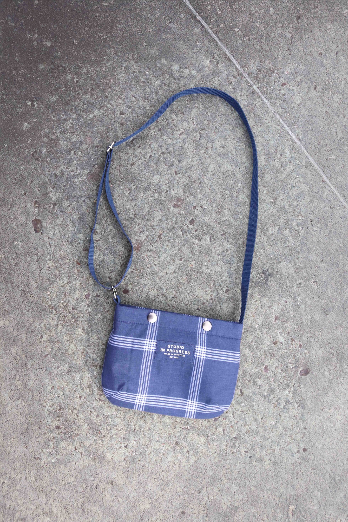 Mini Bag - Navy Check
