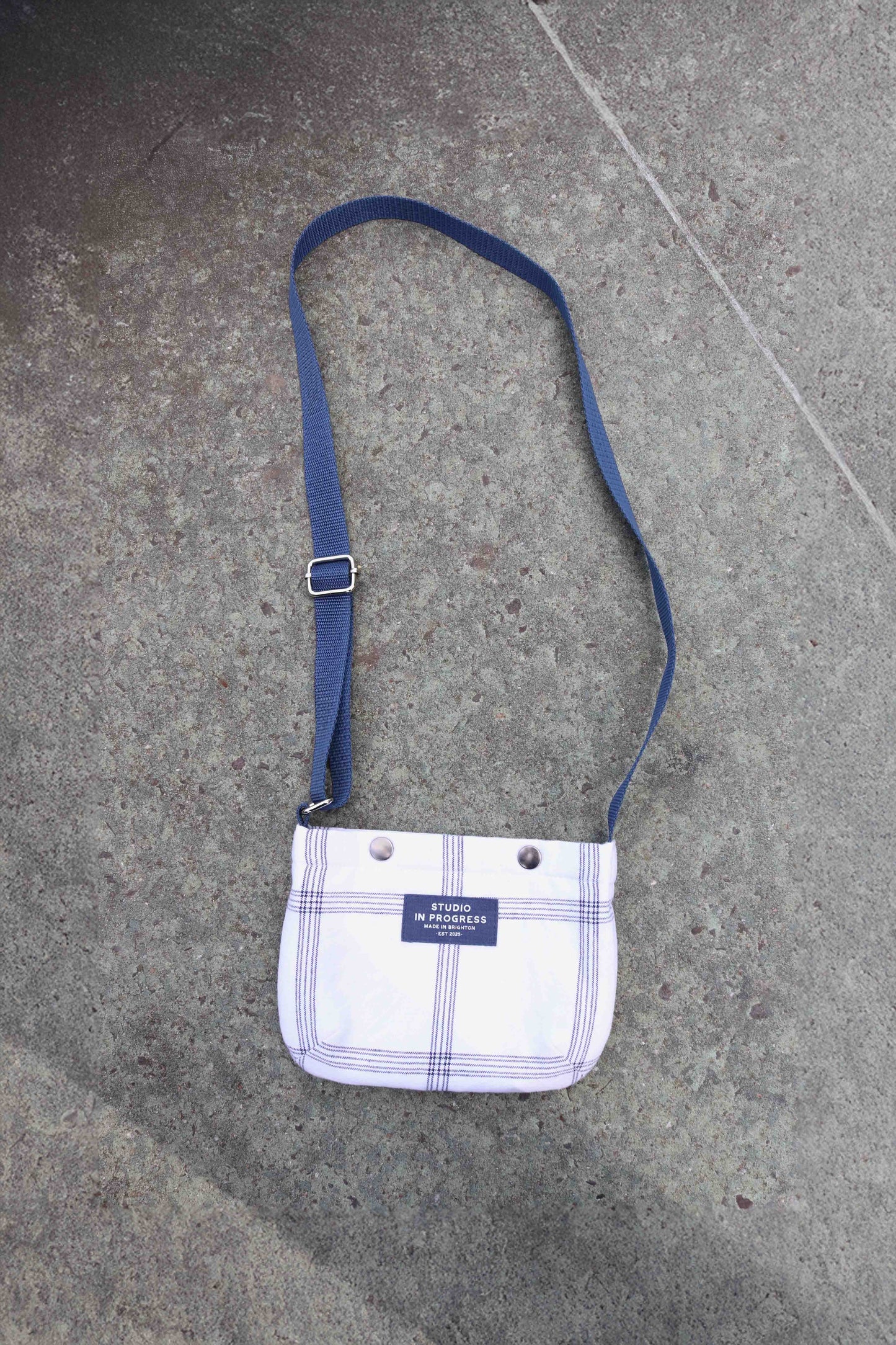 Mini Bag - White Check