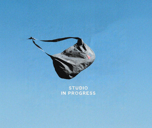 Studio In Progress Large Crossbody Bag made from reclaimed tents