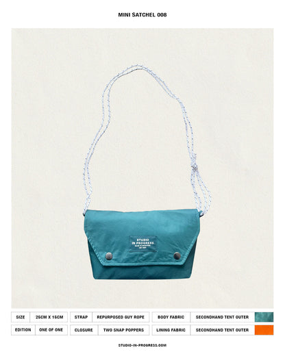 Mini Satchel 008 - Green Secondhand Tent