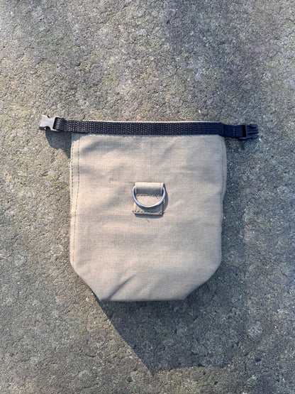 Green Canvas Collector's Pouch