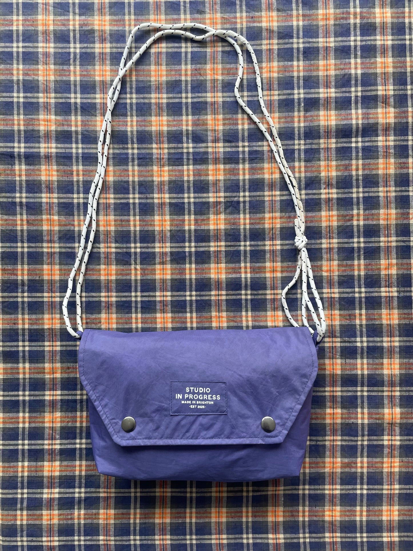 Mini Satchel 006 - Purple Secondhand Tent