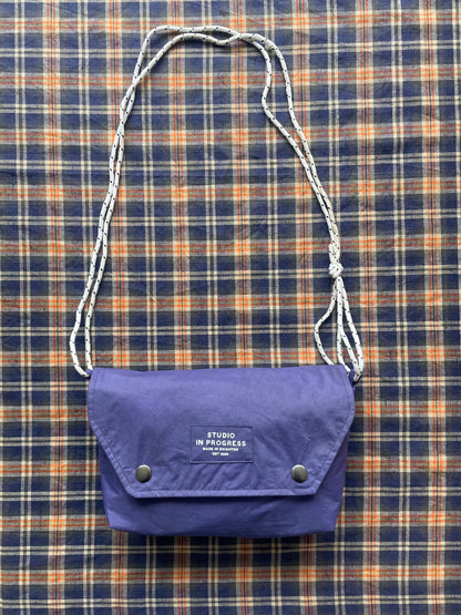 Mini Satchel 006 - Purple Secondhand Tent