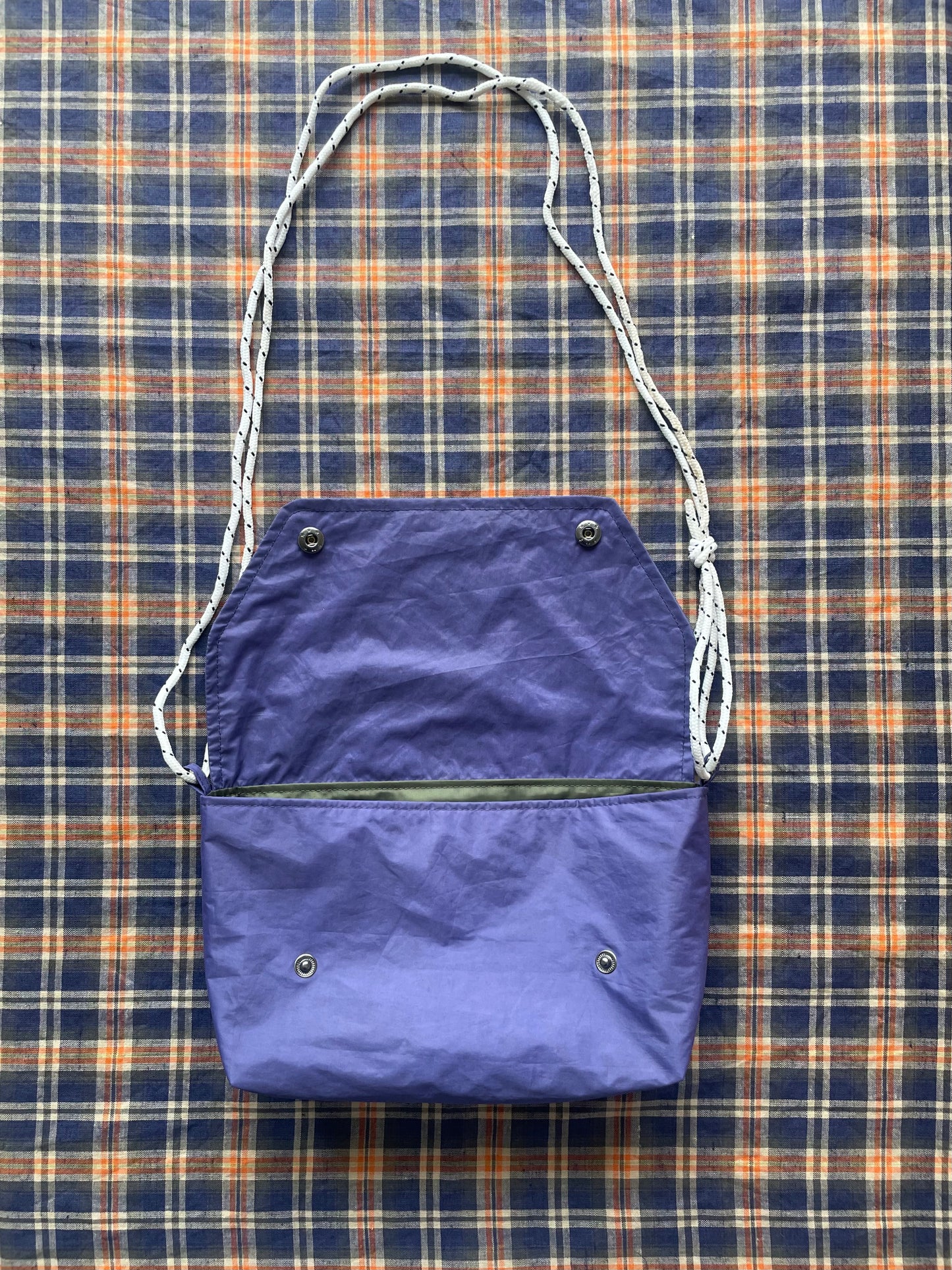 Mini Satchel 006 - Purple Secondhand Tent