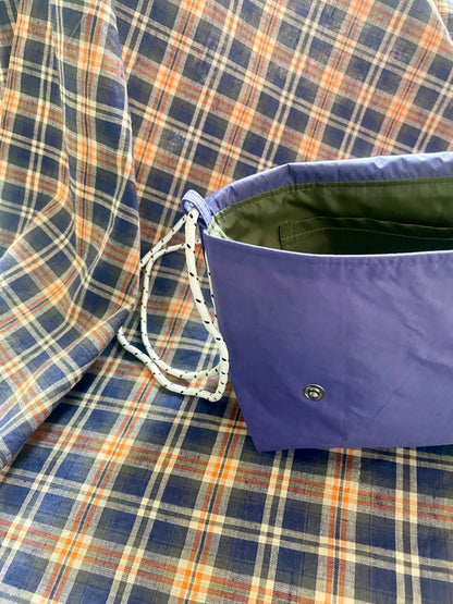 Mini Satchel 006 - Purple Secondhand Tent