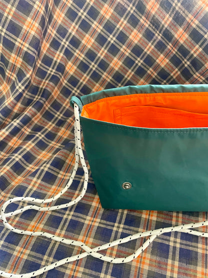 Mini Satchel 008 - Green Secondhand Tent